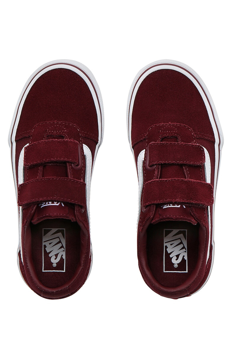 Vans Tenisi low-top cu velcro de piele intoarsa si panza Ward - Pled.ro