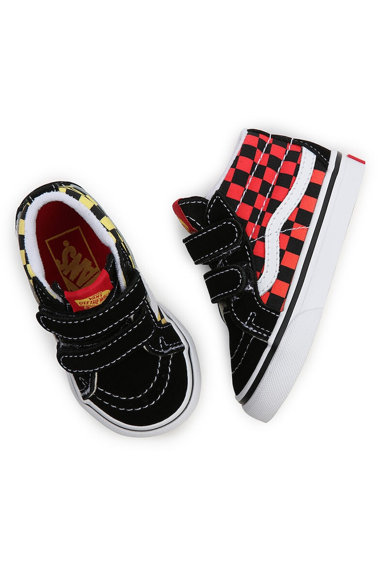 Vans Tenisi mid-high cu insertii de piele intoarsa SK8 - Pled.ro