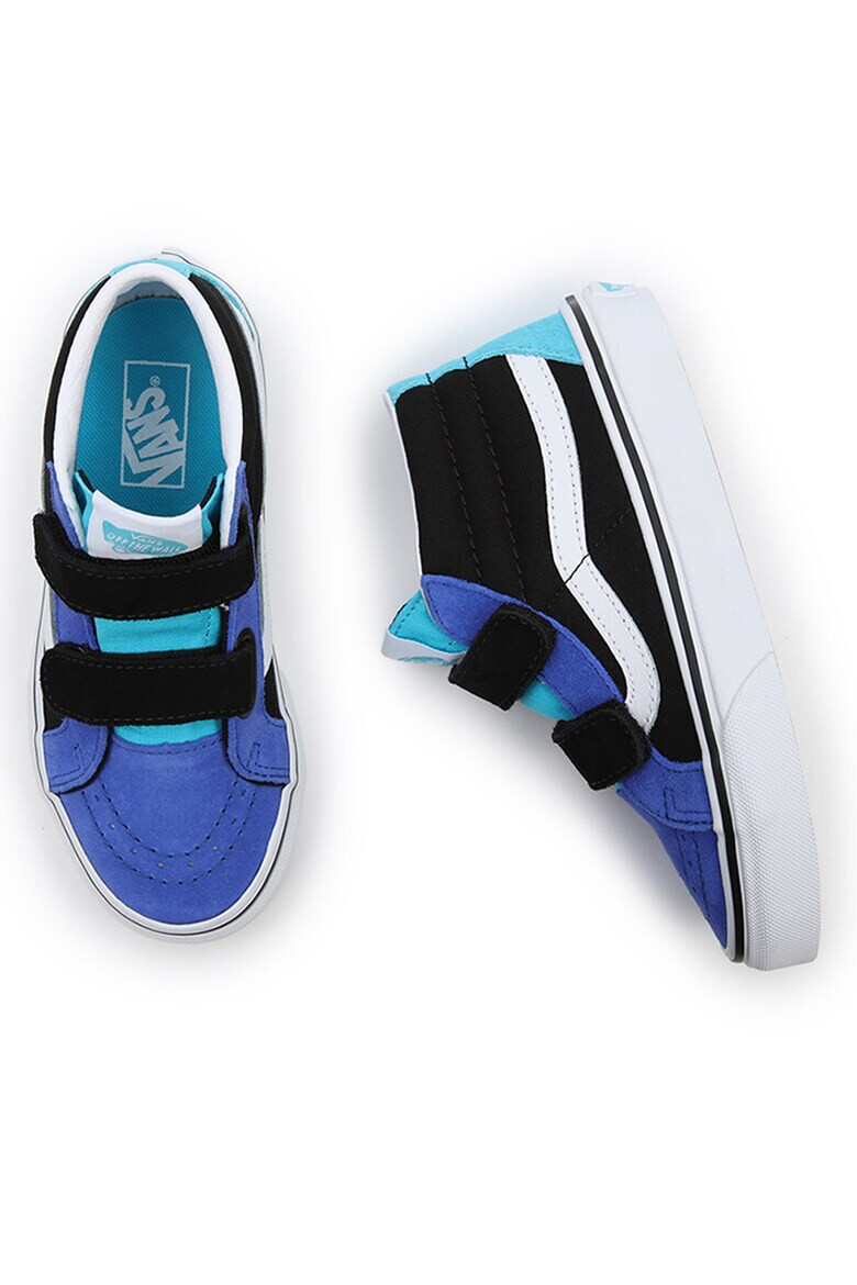 Vans Tenisi mid-high cu model colorblock si velcro Sk8-Mid Reissue - Pled.ro