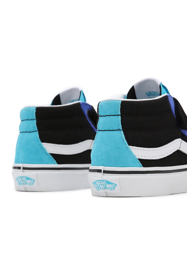 Vans Tenisi mid-high cu model colorblock si velcro Sk8-Mid Reissue - Pled.ro