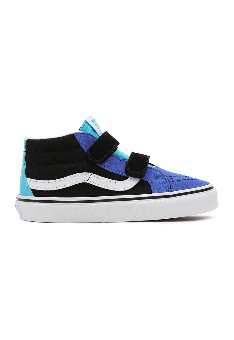 Vans Tenisi mid-high cu model colorblock si velcro Sk8-Mid Reissue - Pled.ro