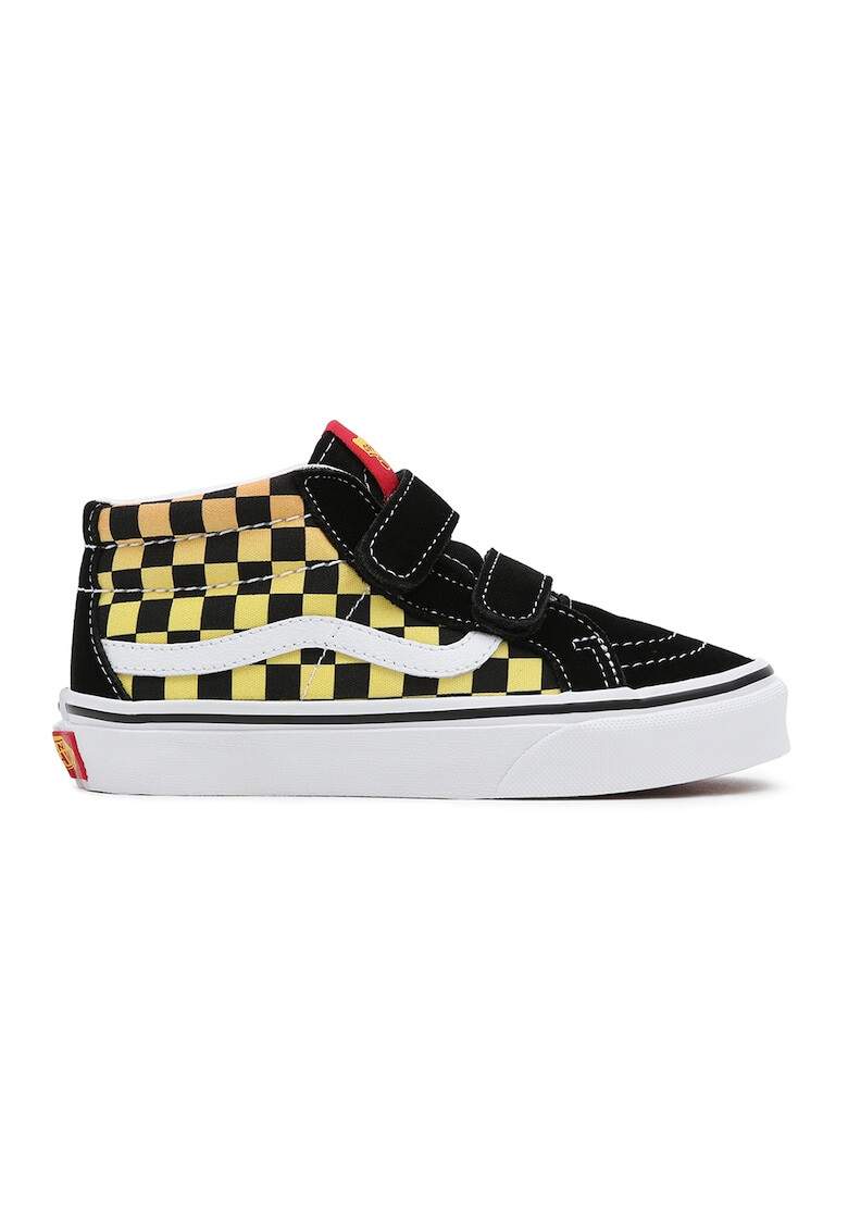 Vans Tenisi mid-high cu velcro Flame Logo Repeat SK8 - Pled.ro