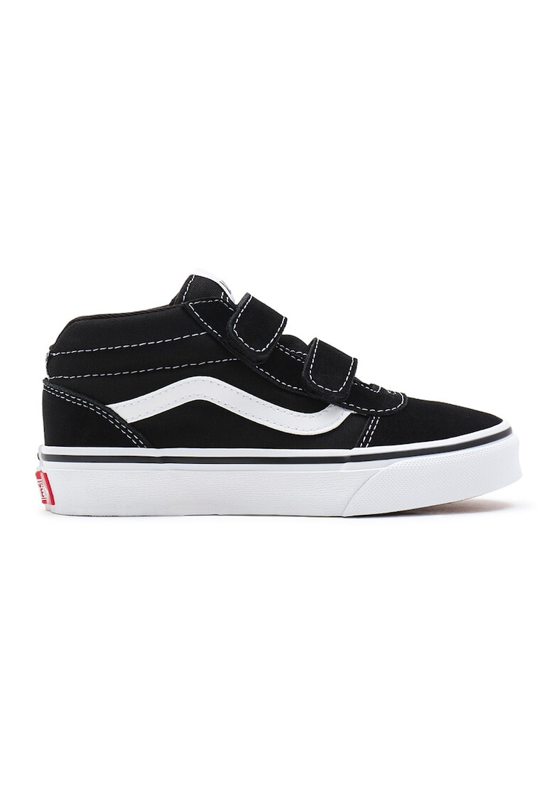 Vans Tenisi mid-high de piele intoarsa si panza cu velcro Ward - Pled.ro