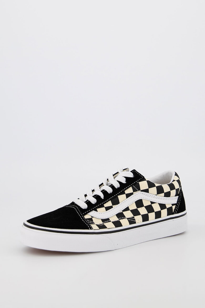 Vans Tenisi unisex in carouri cu garnituri de piele intoarsa Old Skool - Pled.ro