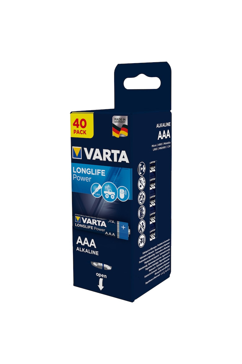 Varta Baterii Alcaline Longlife Power AAA 40 buc - Pled.ro