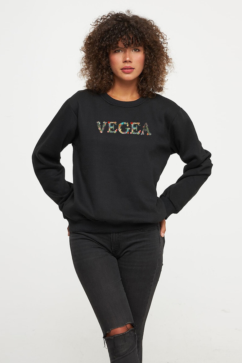 Vegea Bluza sport de bumbac cu imprimeu logo - Pled.ro