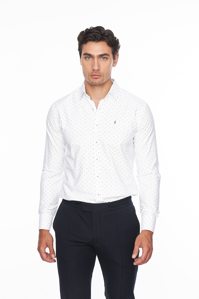 Vegea Camasa slim fit cu model - Pled.ro