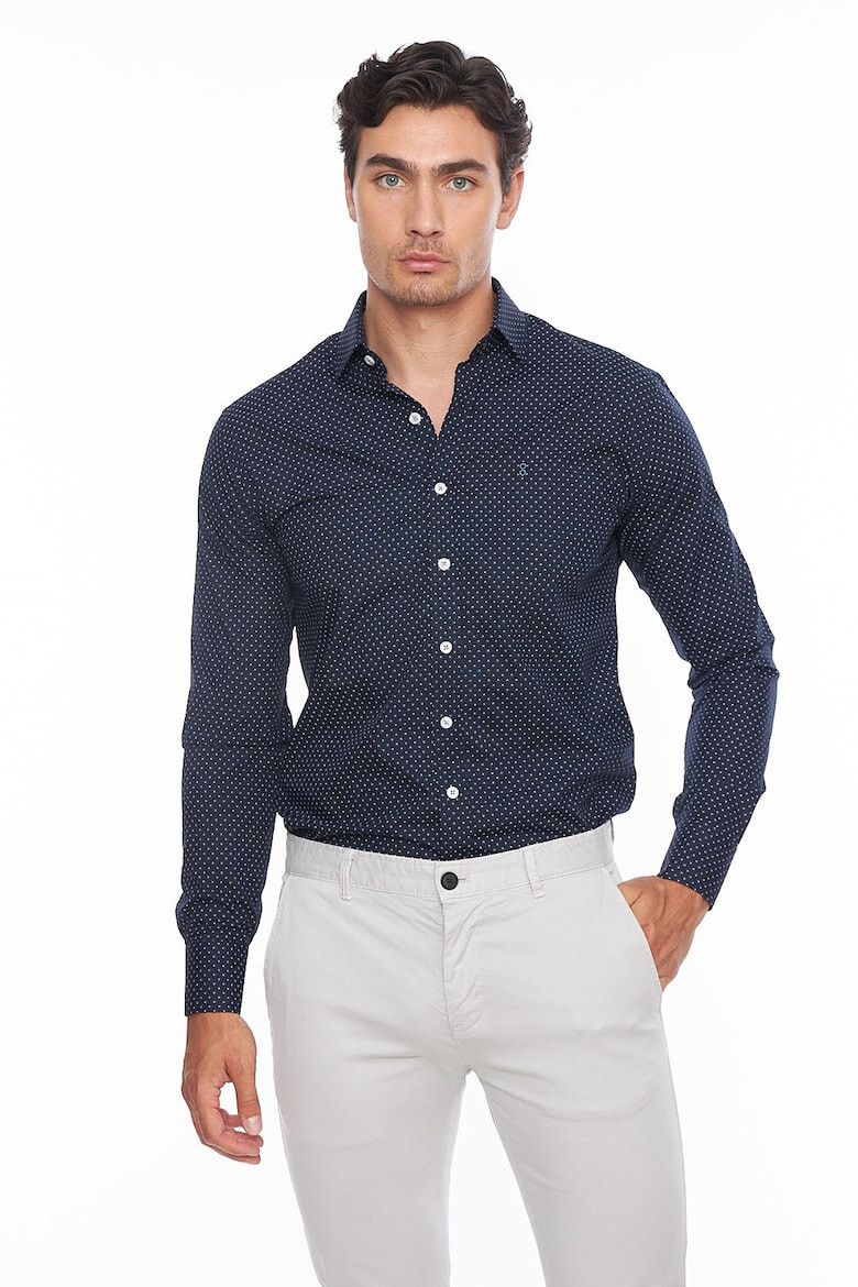 Vegea Camasa slim fit cu model - Pled.ro