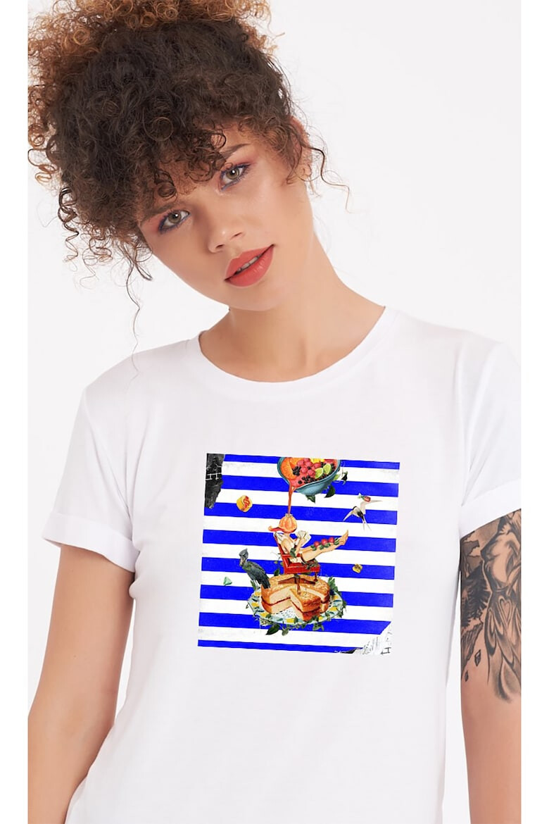 Vegea Tricou cu imprimeu grafic - Pled.ro