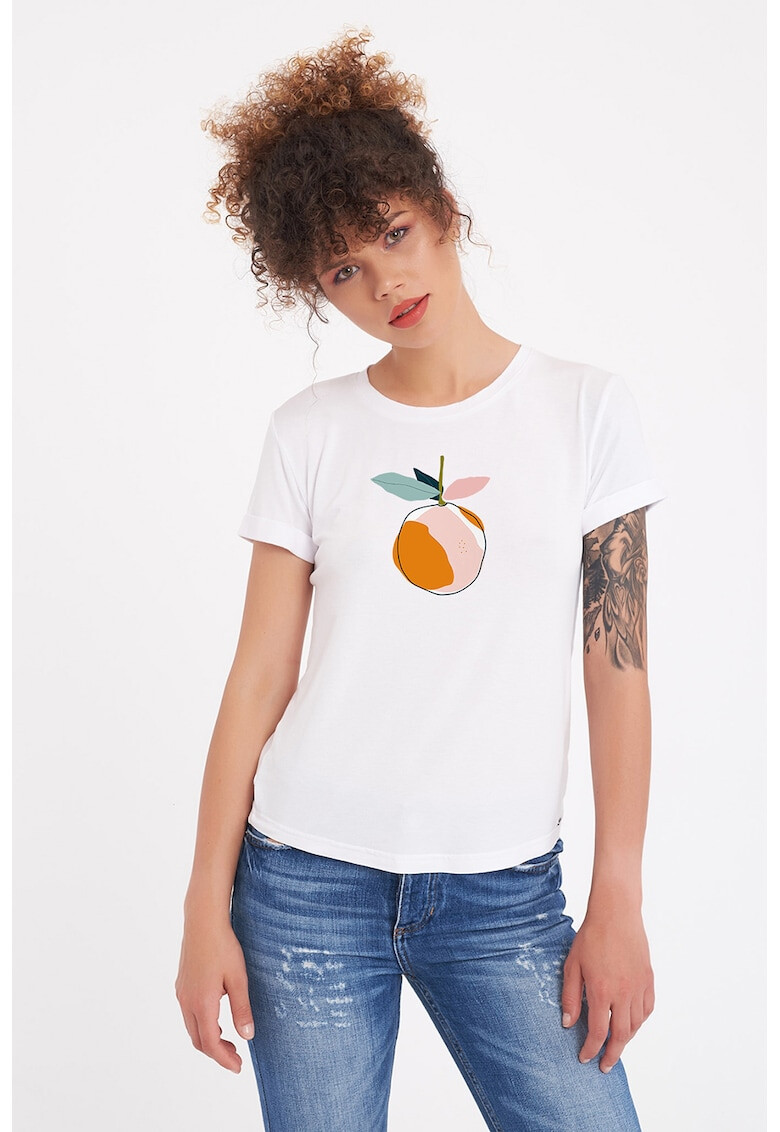 Vegea Tricou din bumbac cu imprimeu - Pled.ro