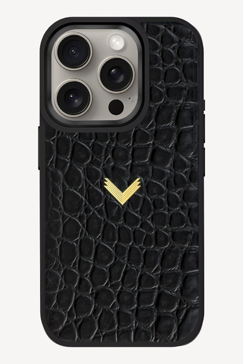 VELANTE OFFICIALE Husa unisex din piele pentru iPhone 15 Pro - Pled.ro