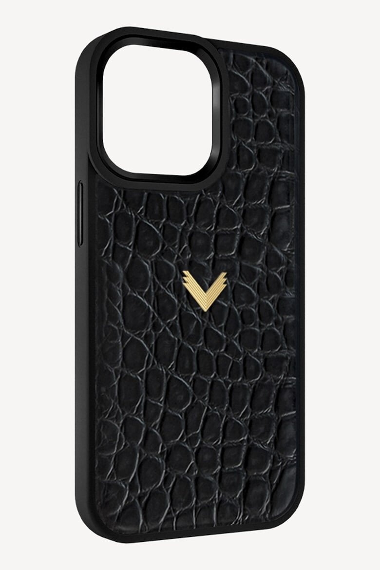 VELANTE OFFICIALE Husa unisex din piele pentru iPhone 15 Pro - Pled.ro