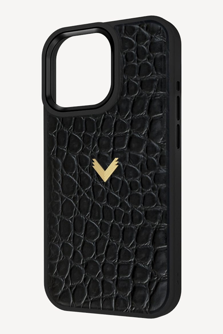 VELANTE OFFICIALE Husa unisex din piele pentru iPhone 15 Pro - Pled.ro