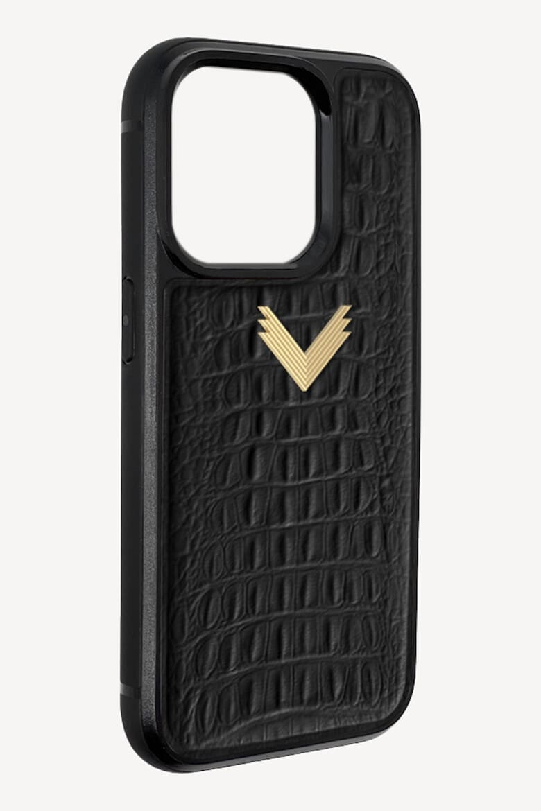 VELANTE OFFICIALE Husa unisex din piele pentru iPhone 15 Pro - Pled.ro