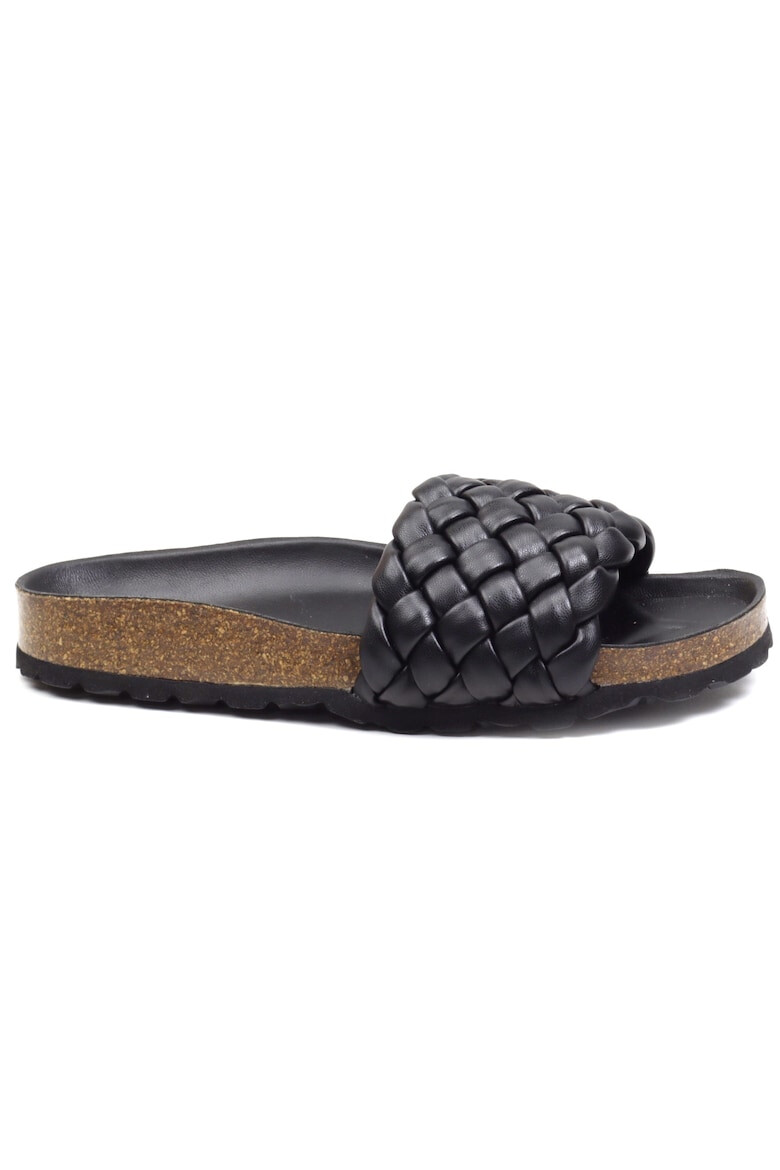 Verbenas Papuci dama RICA TRENZA SOFT-negru - Pled.ro