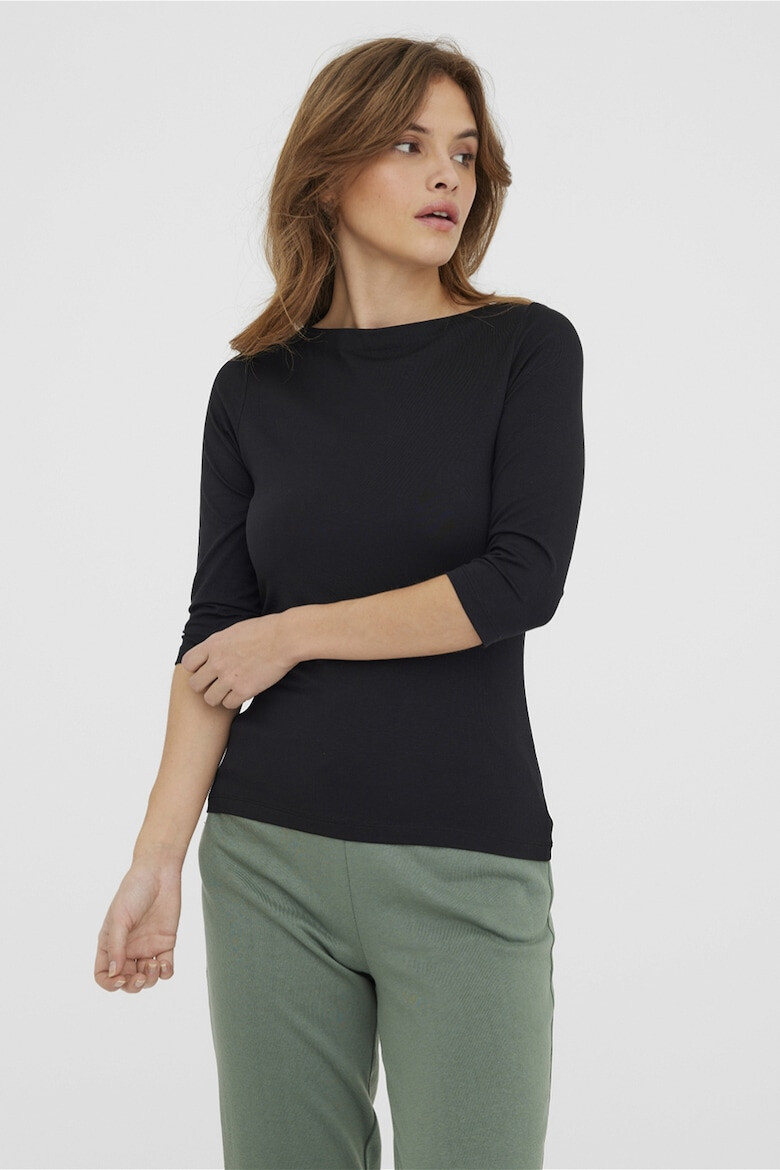 Vero Moda Bluza din amestec de modal cu maneci 3/4 - Pled.ro