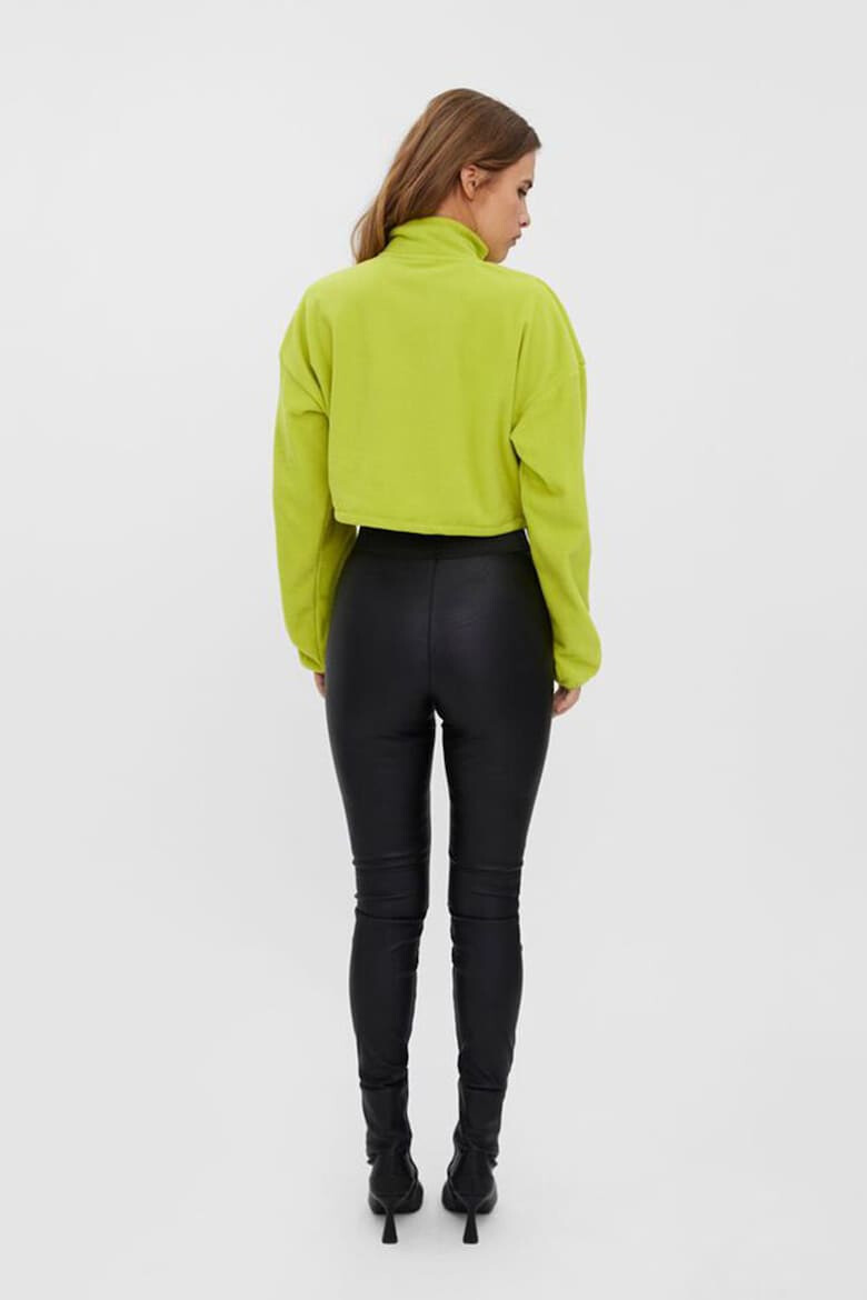 Vero Moda Bluza sport crop din fleece - Pled.ro