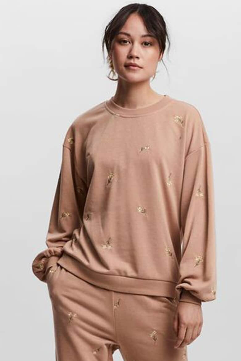 Vero Moda Bluza sport lejera cu broderie florala - Pled.ro