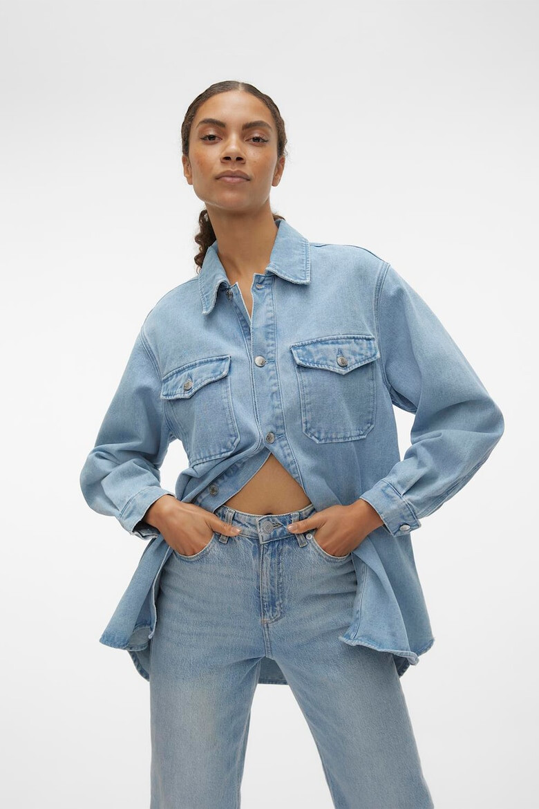 Vero Moda Camasa lejera de denim - Pled.ro