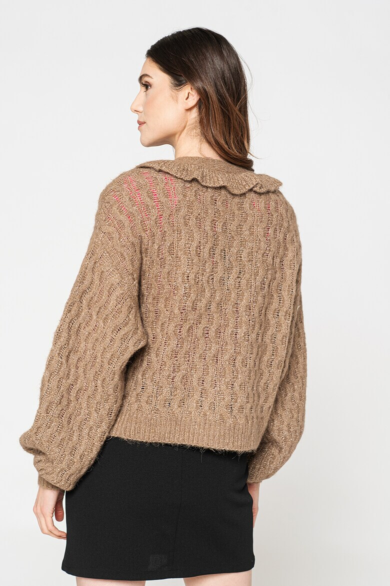 Vero Moda Cardigan cu decolteu in V si volane - Pled.ro