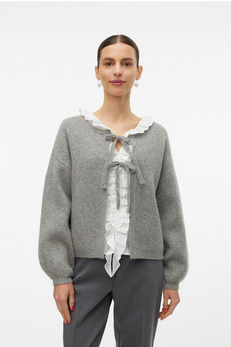 Vero Moda Cardigan din amestec de lana cu maneci cazute Bow - Pled.ro