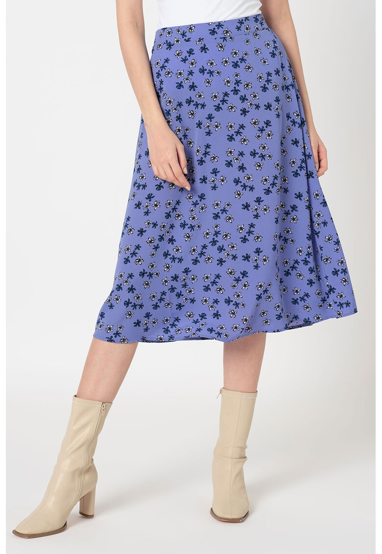 Vero Moda Fusta midi cu imprimeu floral Malou - Pled.ro