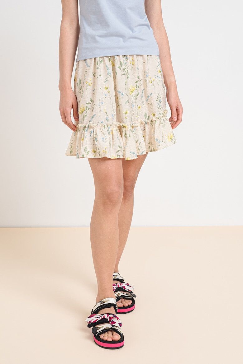 Vero Moda Fusta mini cu imprimeu floral - Pled.ro