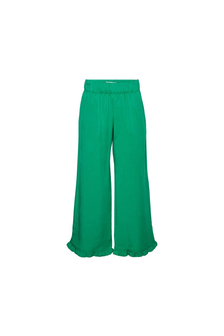 Vero Moda Pantaloni lungi Girl 302149902 Lyocell Verde - Pled.ro