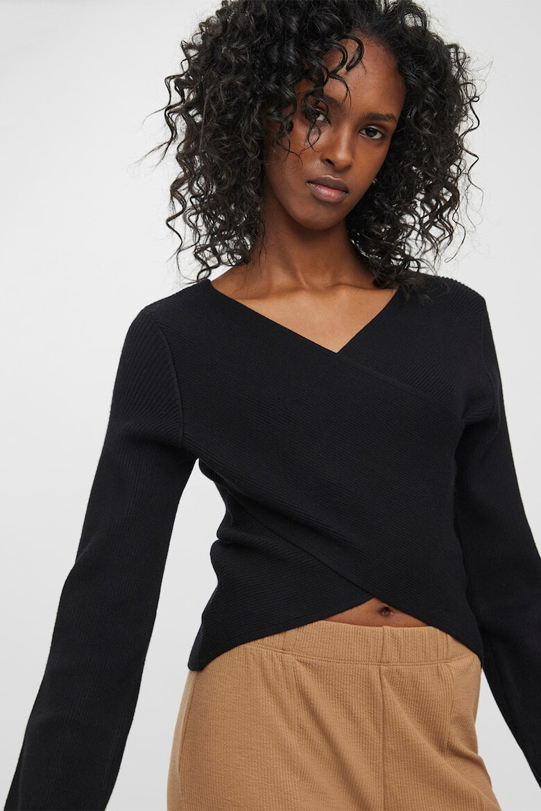 Vero Moda Pulover crop cu croiala petrecuta Willow - Pled.ro