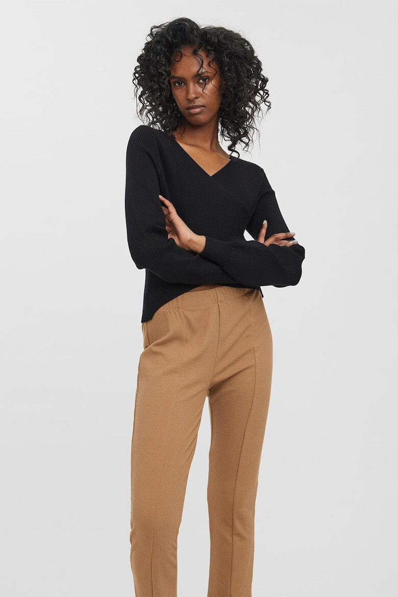 Vero Moda Pulover crop cu croiala petrecuta Willow - Pled.ro