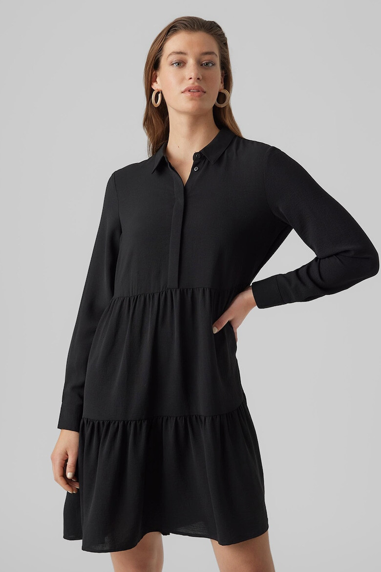 Vero Moda Rochie lejera cu guler ascutit Minge - Pled.ro