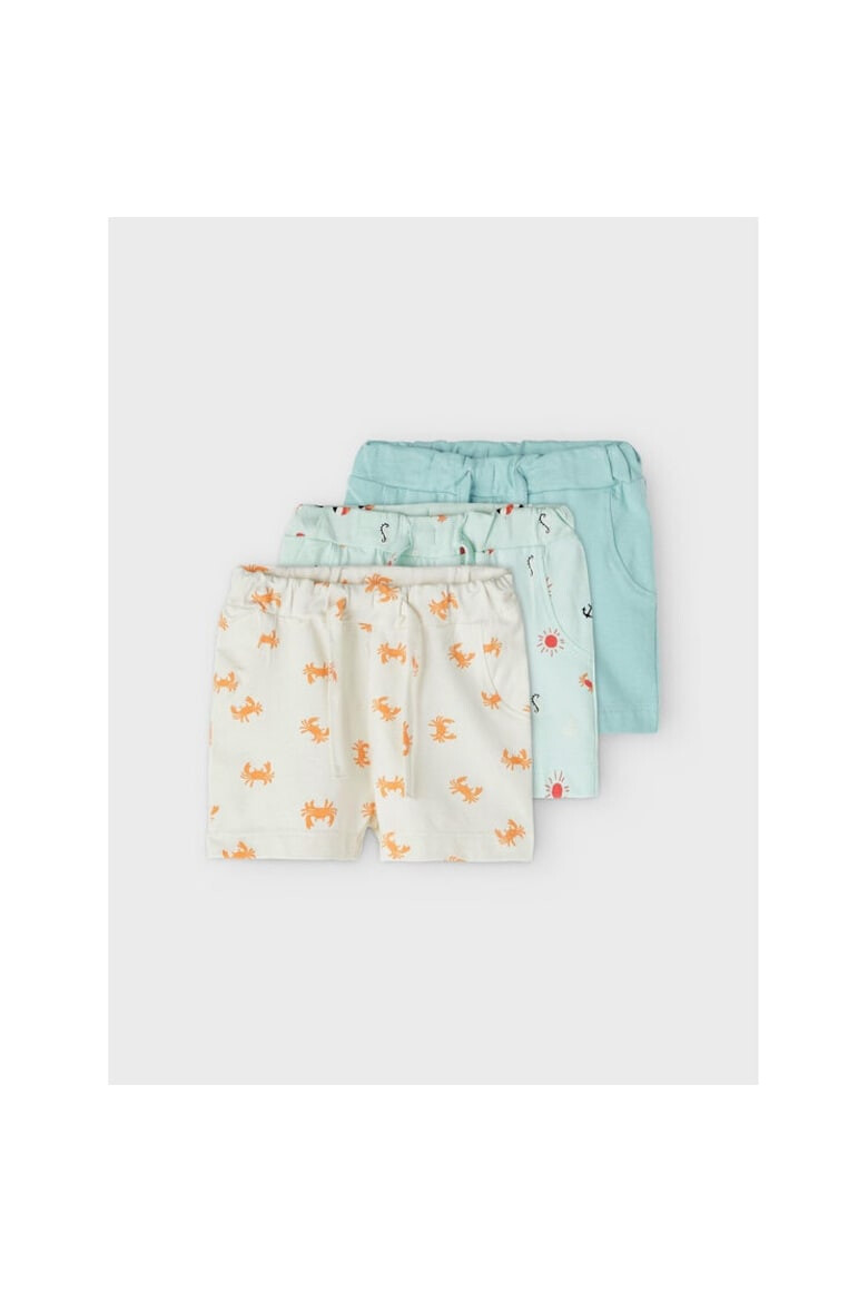 Vero Moda Set 3 perechi pantaloni copii NAME IT 964552 Multicolor Bumbac - Pled.ro