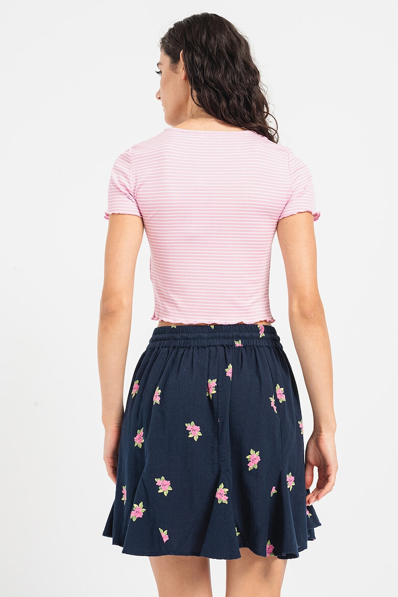 Vero Moda Tricou crop cu dungi Madi - Pled.ro