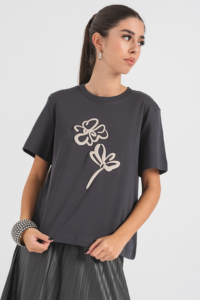 Vero Moda Tricou cu broderii florale Caya - Pled.ro