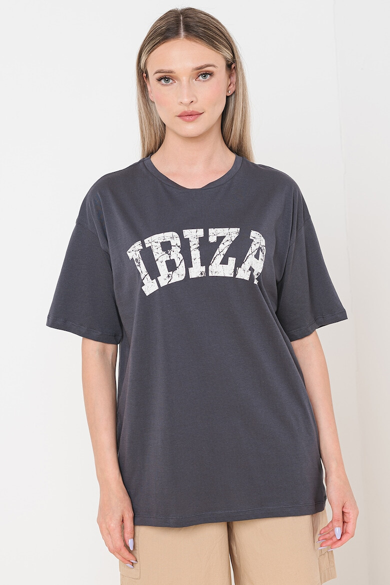 Vero Moda Tricou cu imprimeu si text Lisa - Pled.ro