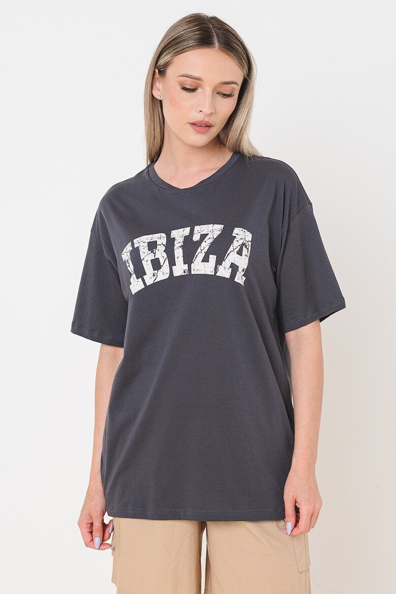 Vero Moda Tricou cu imprimeu si text Lisa - Pled.ro