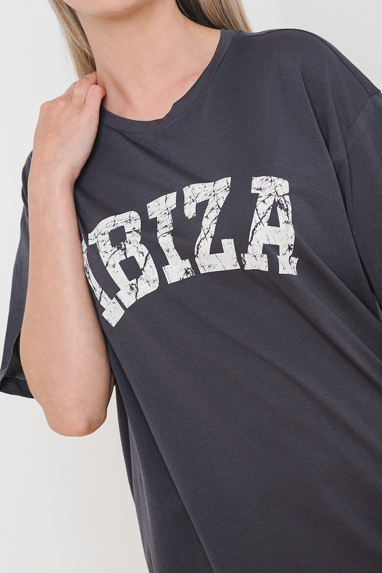 Vero Moda Tricou cu imprimeu si text Lisa - Pled.ro