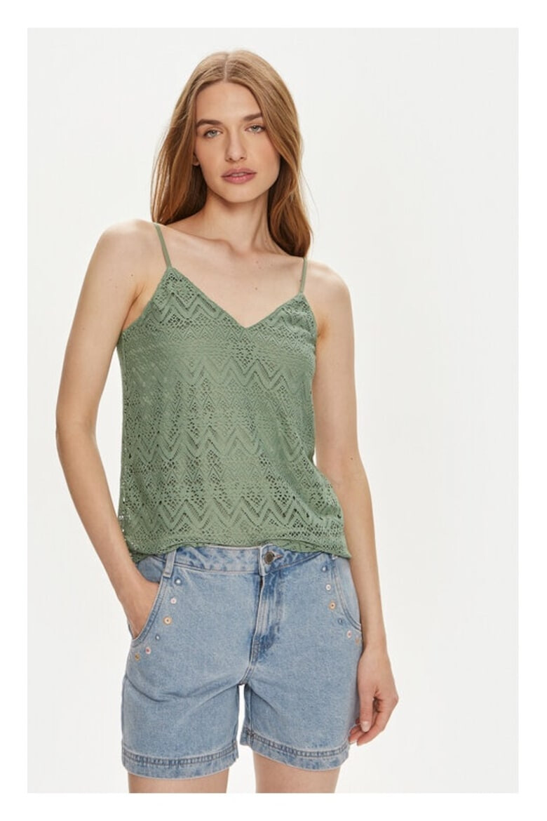 Vero Moda Tricou dama 612467 Verde Poliester - Pled.ro