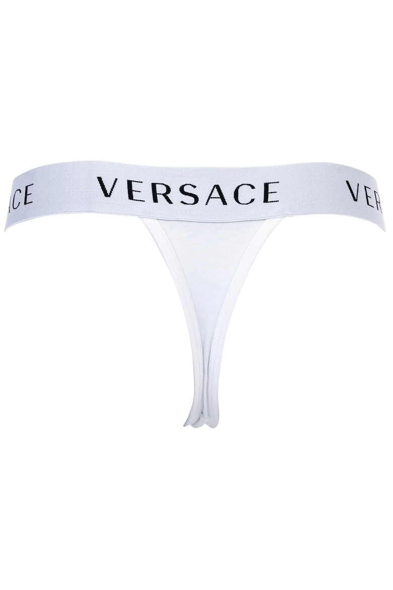 Versace Chiloti tanga cu banda logo in talie - Pled.ro