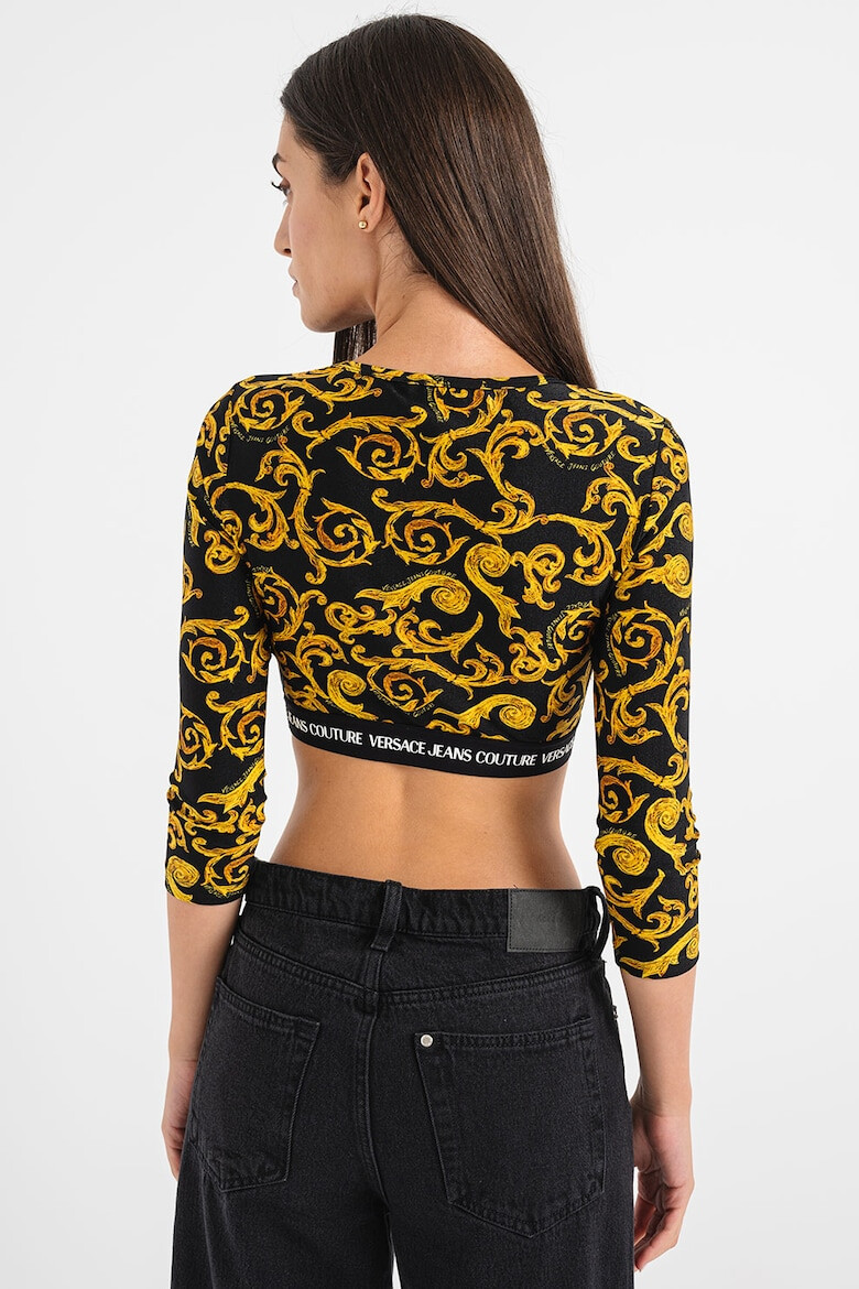 Versace Jeans Couture Bluza crop cu model - Pled.ro