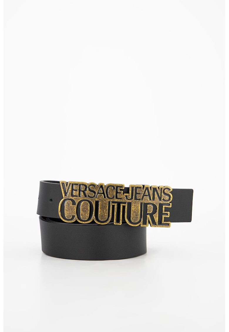 Versace Jeans Couture Curea de piele cu catarama cu nit - Pled.ro