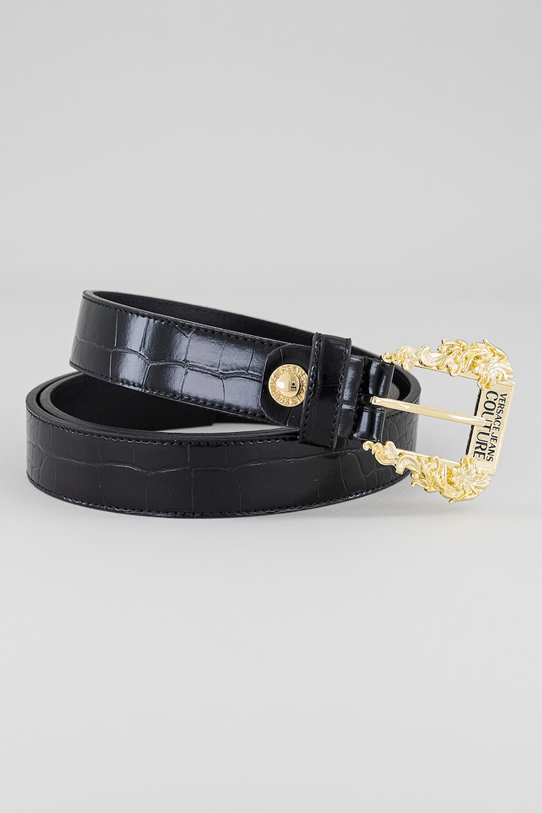 Versace Jeans Couture Curea de piele cu model piele de crocodil - Pled.ro