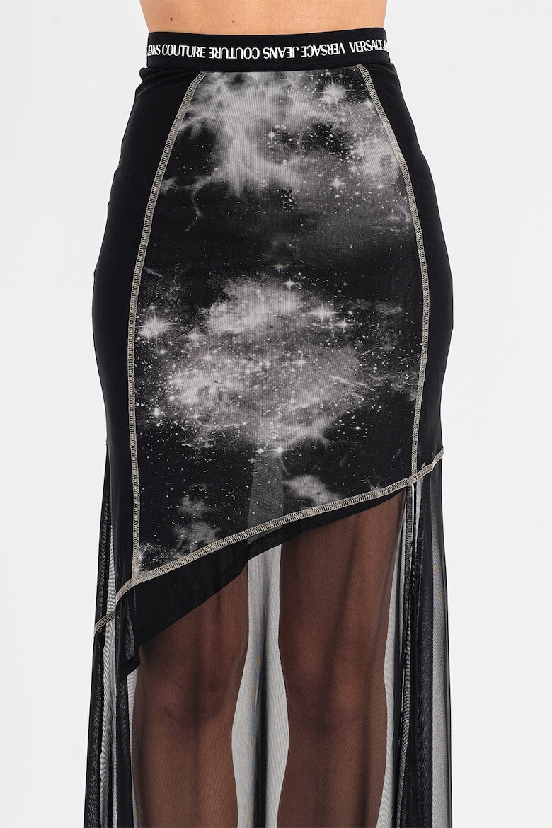 Versace Jeans Couture Fusta maxi cu talie inalta Space Couture - Pled.ro