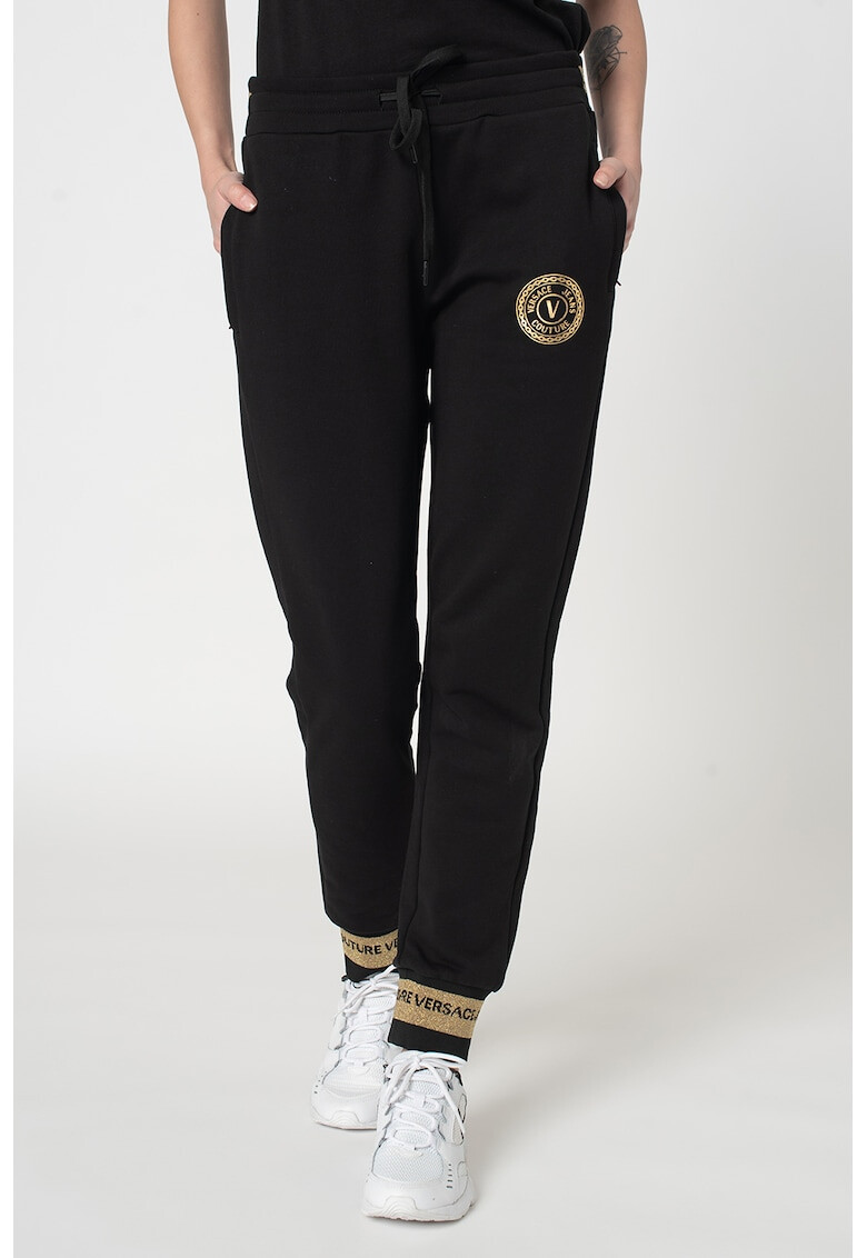 Versace Jeans Couture Pantaloni sport cu snur in talie - Pled.ro