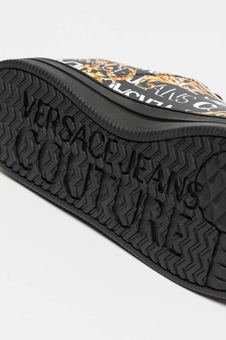 Versace Jeans Couture Pantofi sport de piele si piele ecologica cu model logo - Pled.ro