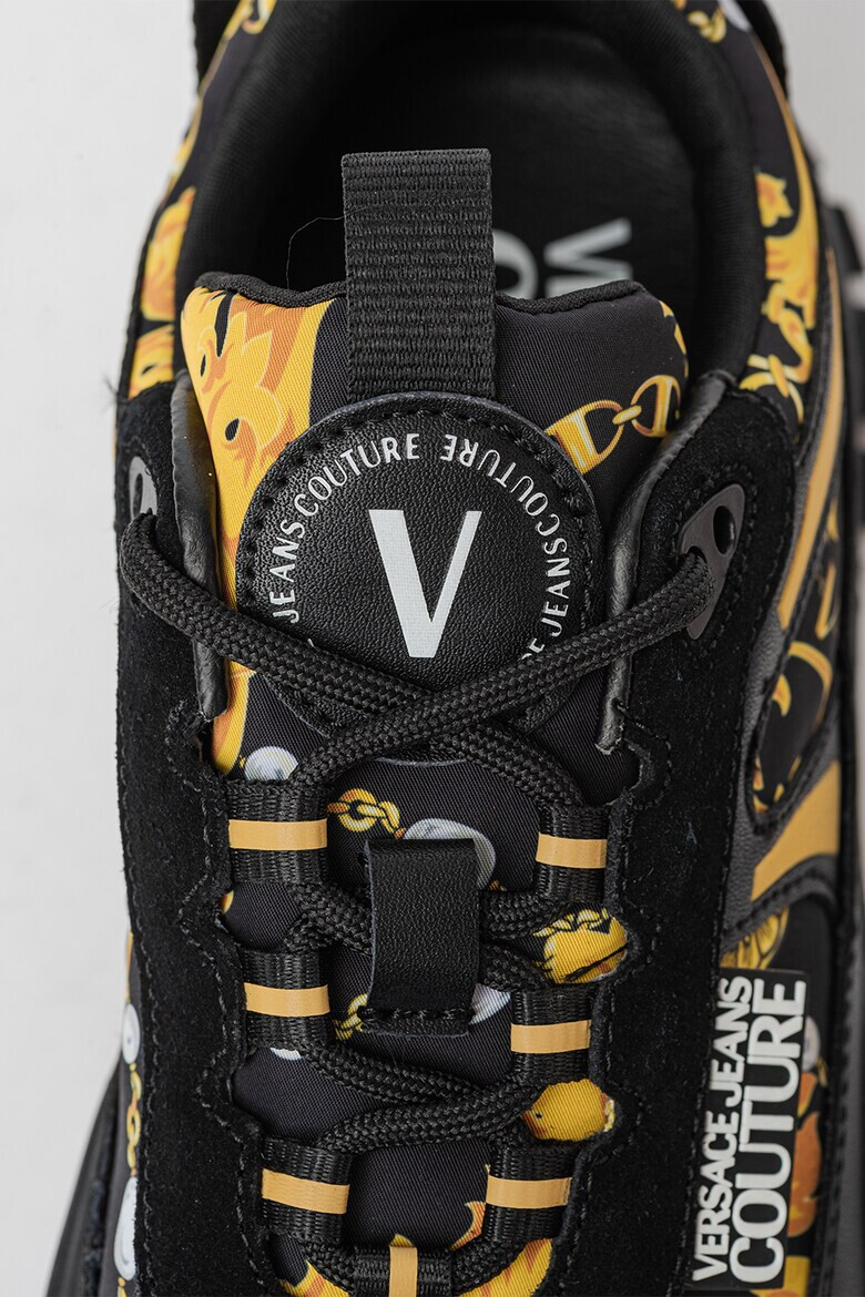 Versace Jeans Couture Pantofi sport cu aspect masiv si model logo - Pled.ro