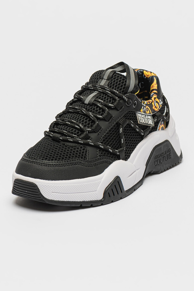 Versace Jeans Couture Pantofi sport cu insertii de plasa - Pled.ro