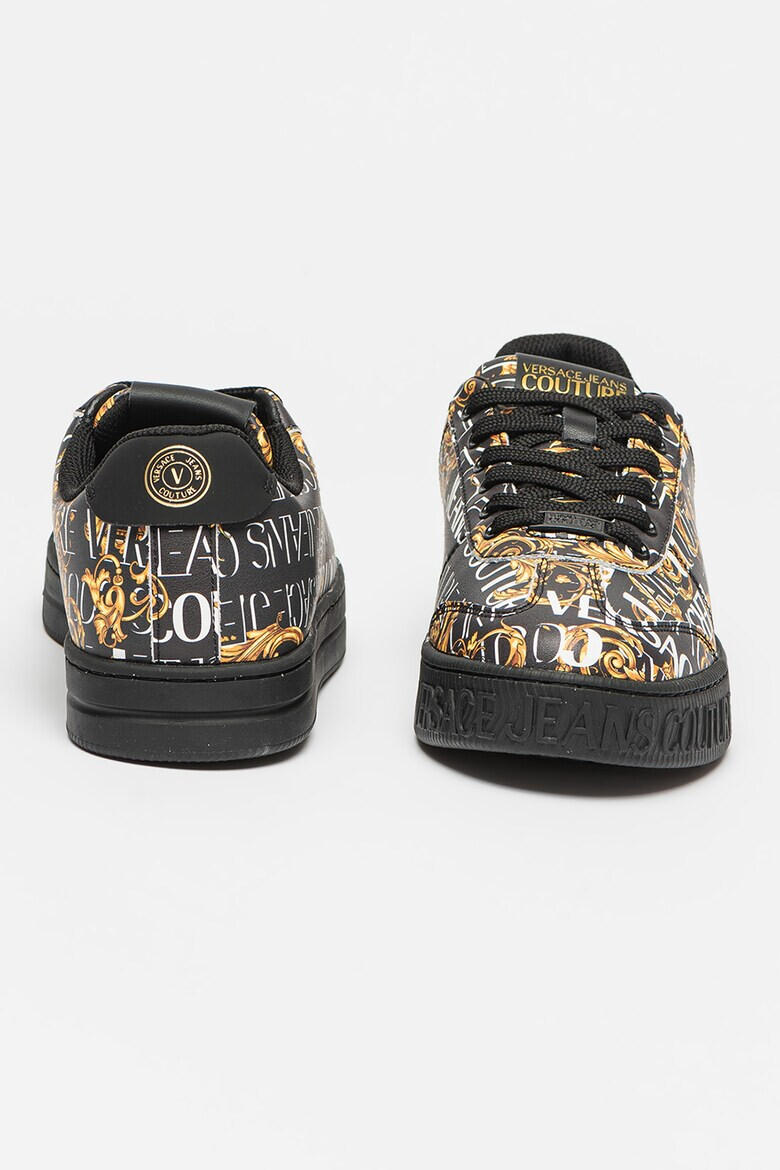 Versace Jeans Couture Pantofi sport de piele si piele ecologica cu model logo - Pled.ro