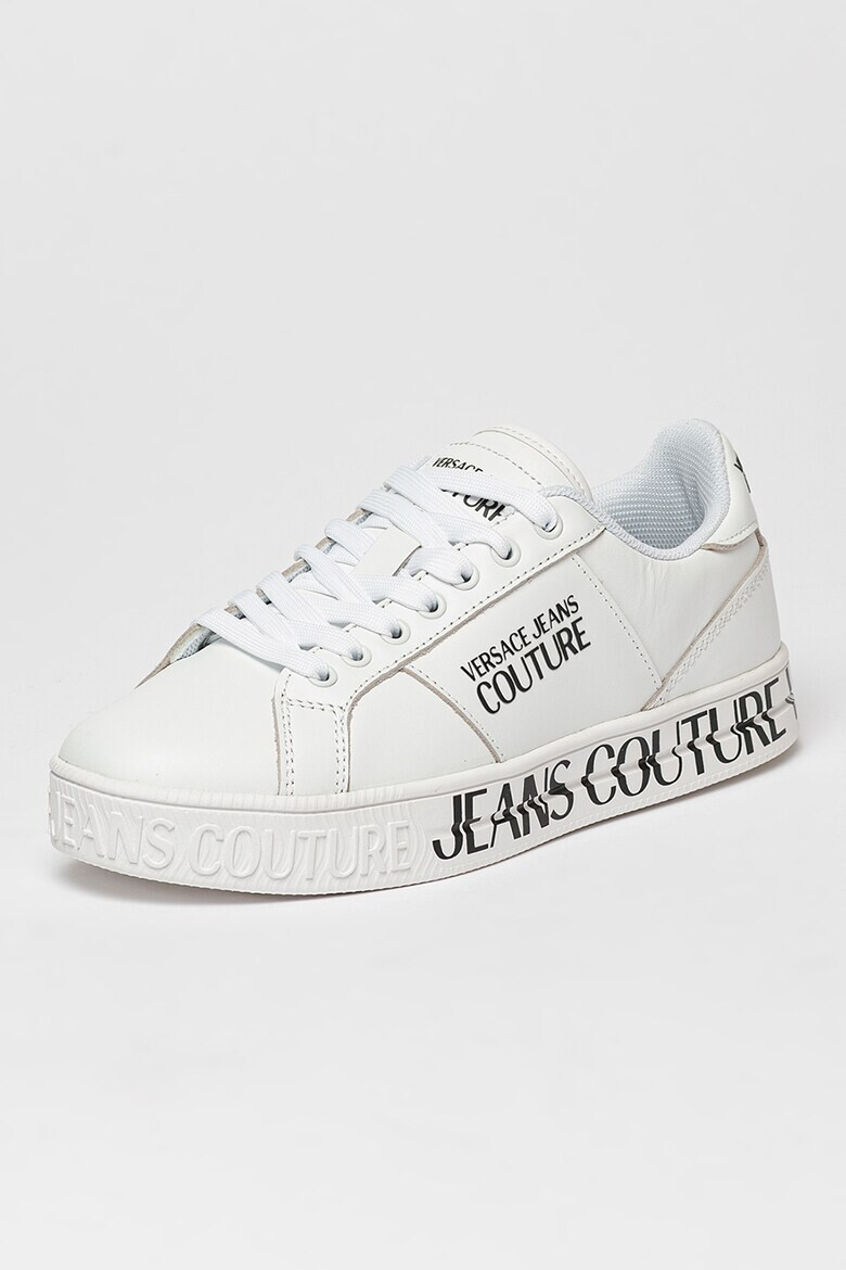 Versace Jeans Couture Pantofi sport din piele cu imprimeu logo Fondo Court - Pled.ro