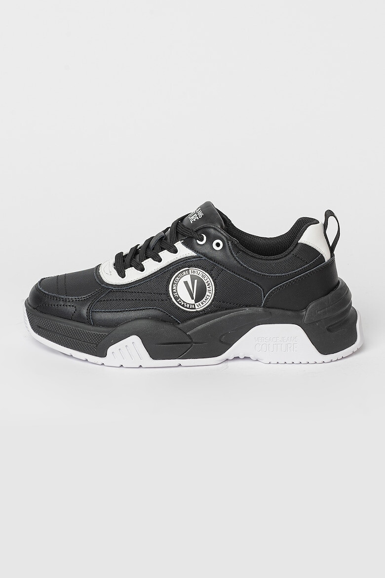 Versace Jeans Couture Pantofi sport din piele si piele ecologica - Pled.ro